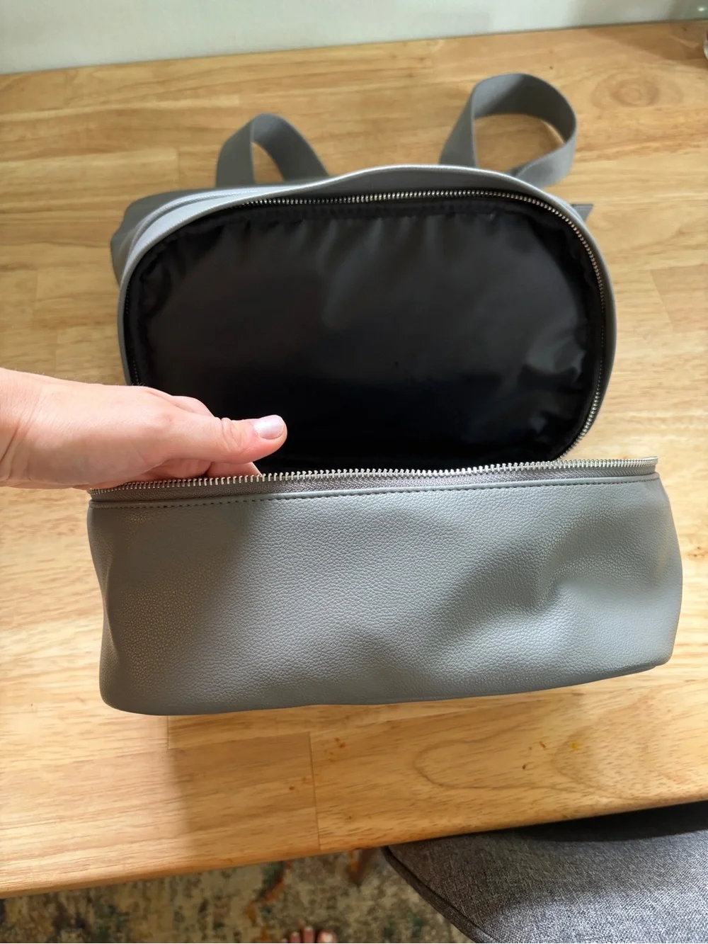 Willow Gray Backpack Pump Bag
